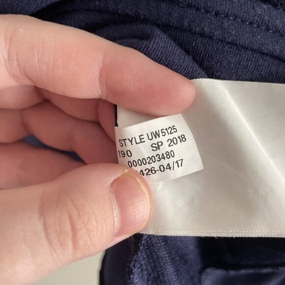 Under Armour Notre Dame Hockey Women SZ XS Navy Blue Hooded L/S Pocketed T-Shirt - Picture 9 of 10